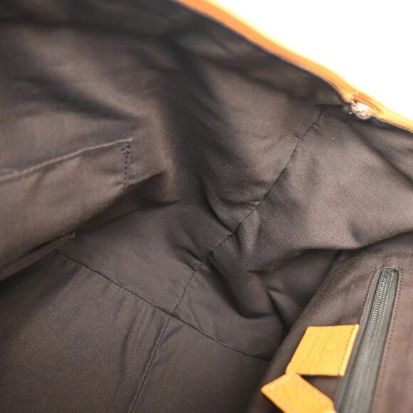 GUCCI Logo Sherry GG Pattern Hand Bag Canvas Leather Brown Italy 31FC137 - Picture 12 of 16